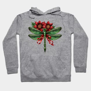 Fairy Christmas Dragonfly Hoodie